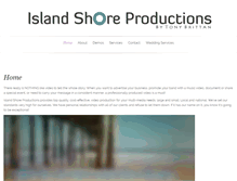 Tablet Screenshot of islandshoreproductions.com